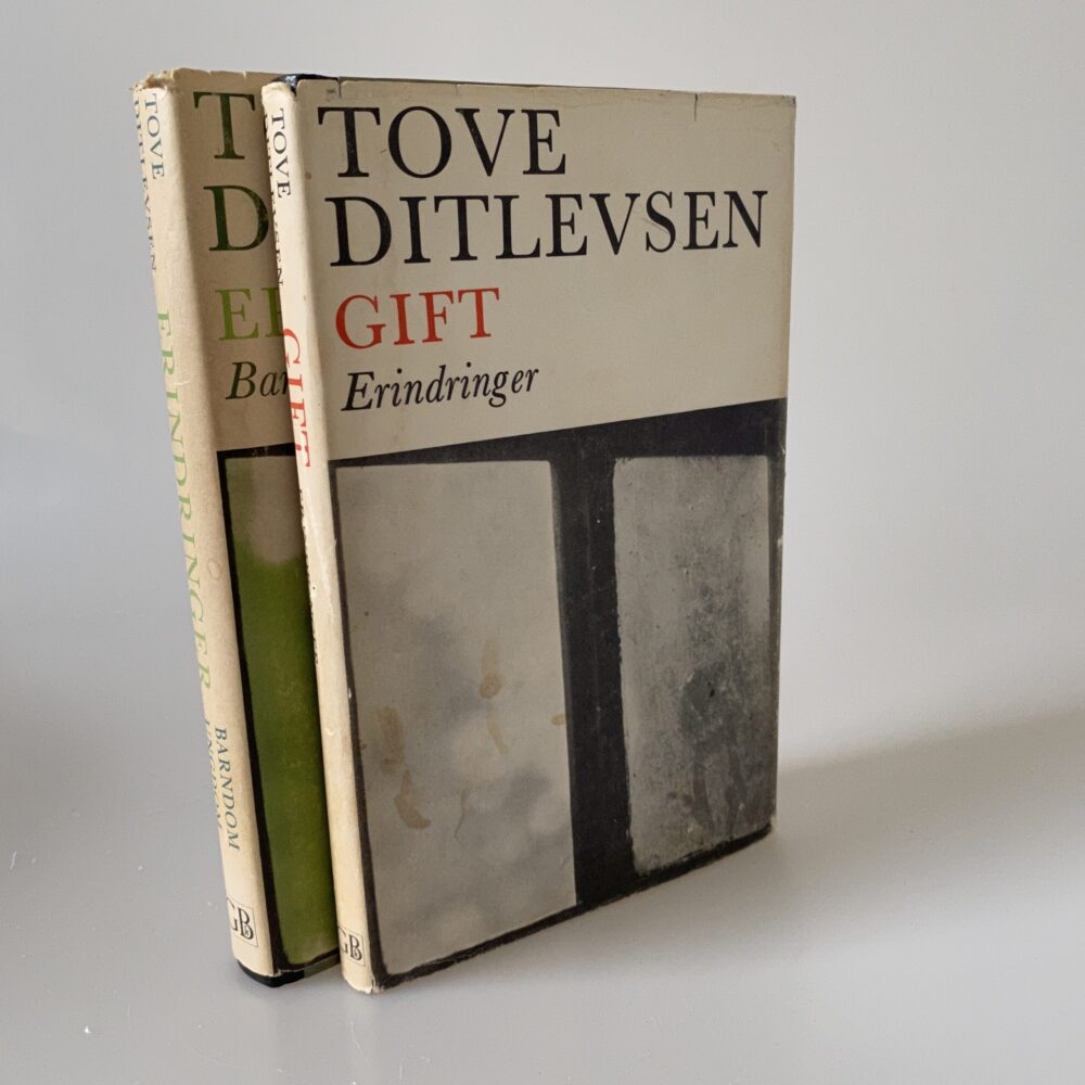 Tove Ditlevsen: Barndom - Ungdom - Gift (to Bind) | Køb Brugt Her ...