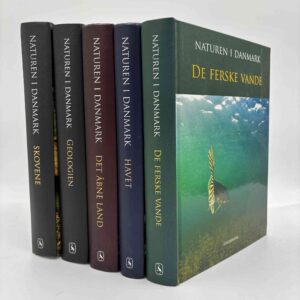 Kaj Sand-Jensen: Naturen i Danmark - bind 1-5 - komplet samling