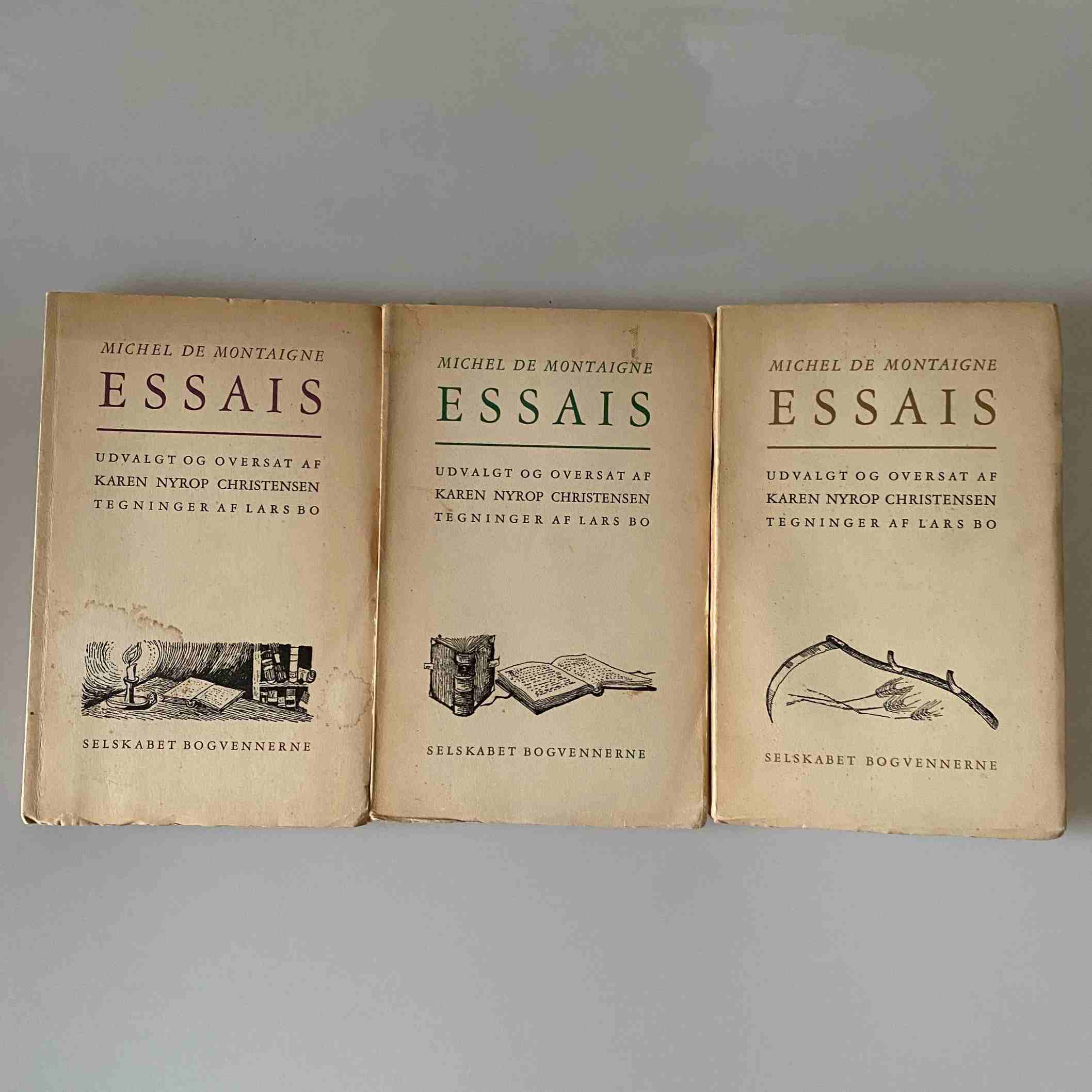 Michel de Montaigne: Essais - essays bind 1-3 - Billede 2
