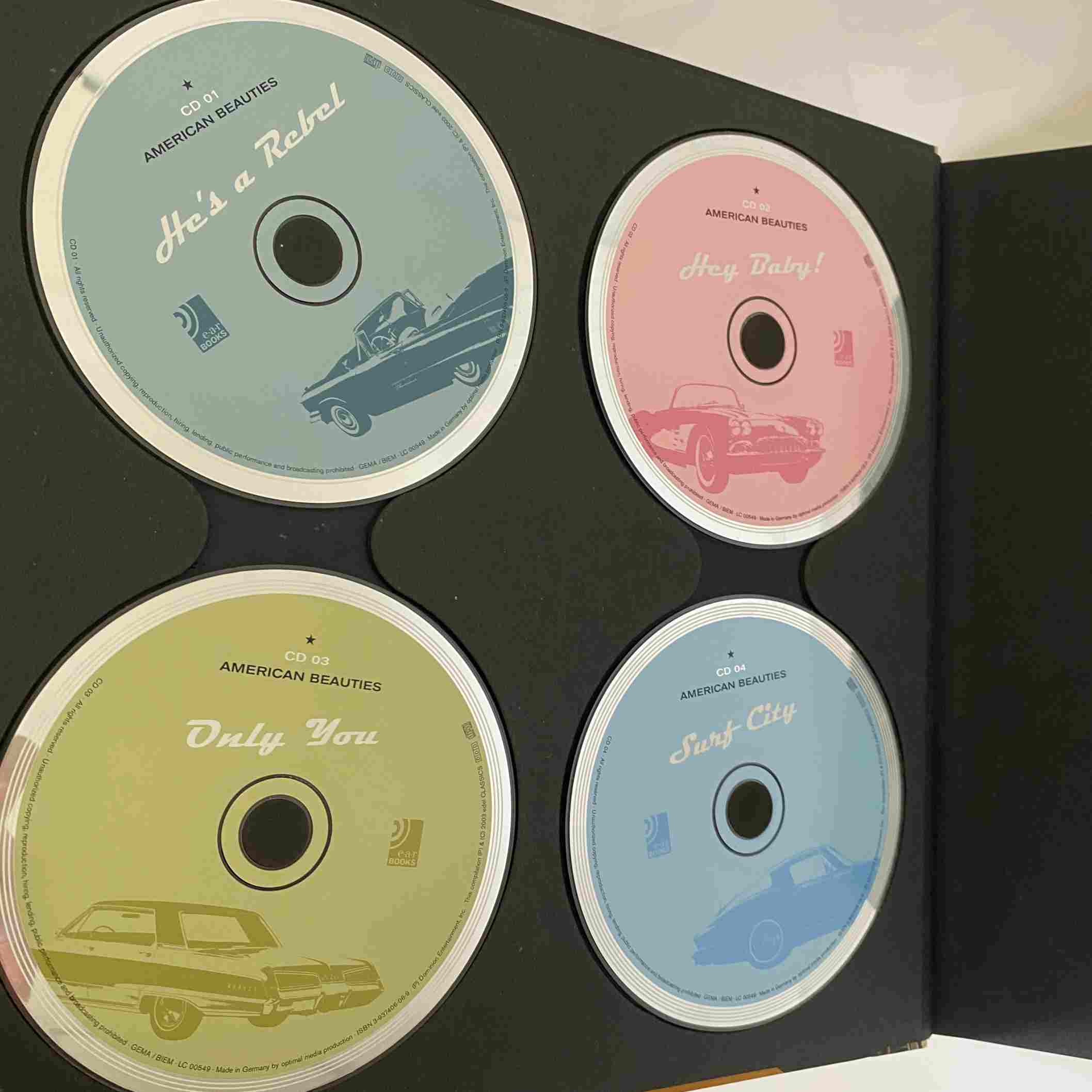 American Beauties: Famous Cars In Sound And Vision - inkl. 4xCD's - Billede 2