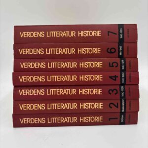 Hans Hertel: Verdens litteraturhistorie 1-7. Komplet samling