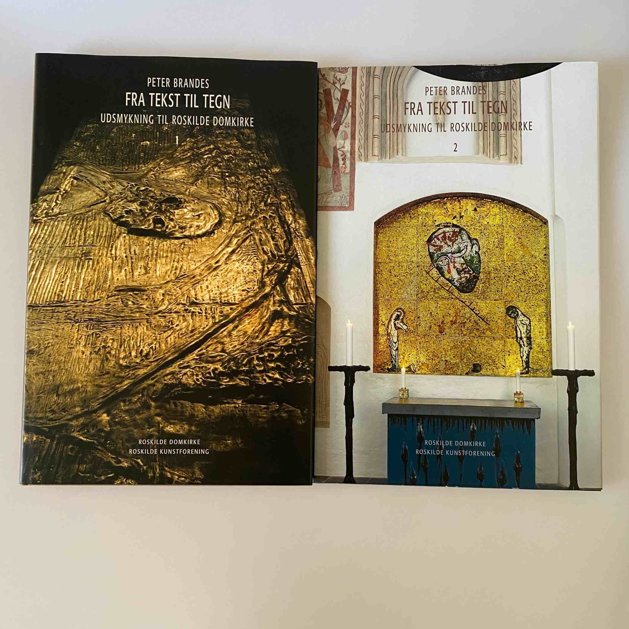Peter Brandes: Fra tekst til tegn - Udsmykning til Roskilde Domkirke 1-2