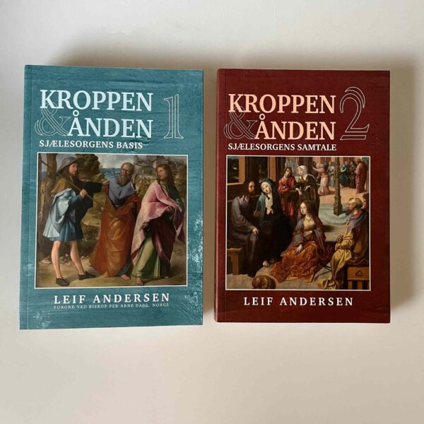 Leif Andersen: Sjælesorgens basis + sjælesorgens samtale, bind 1-2, komplet