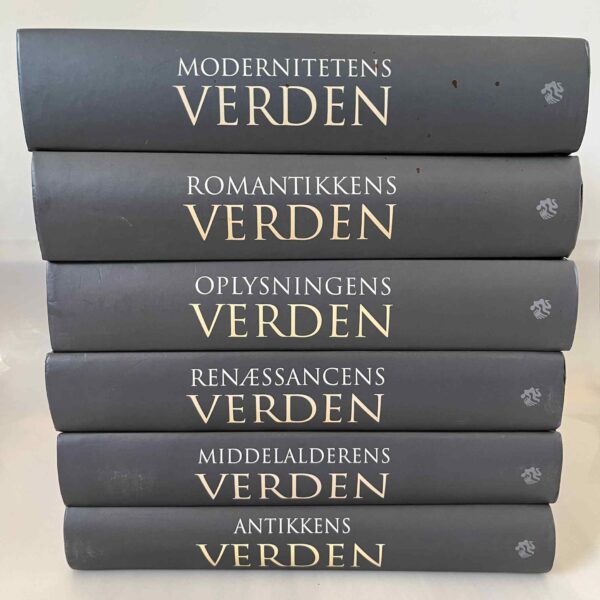 Ole Høiris (red.): Verdensbøger - bind 1-6, komplet serie (fra rygerhjem)