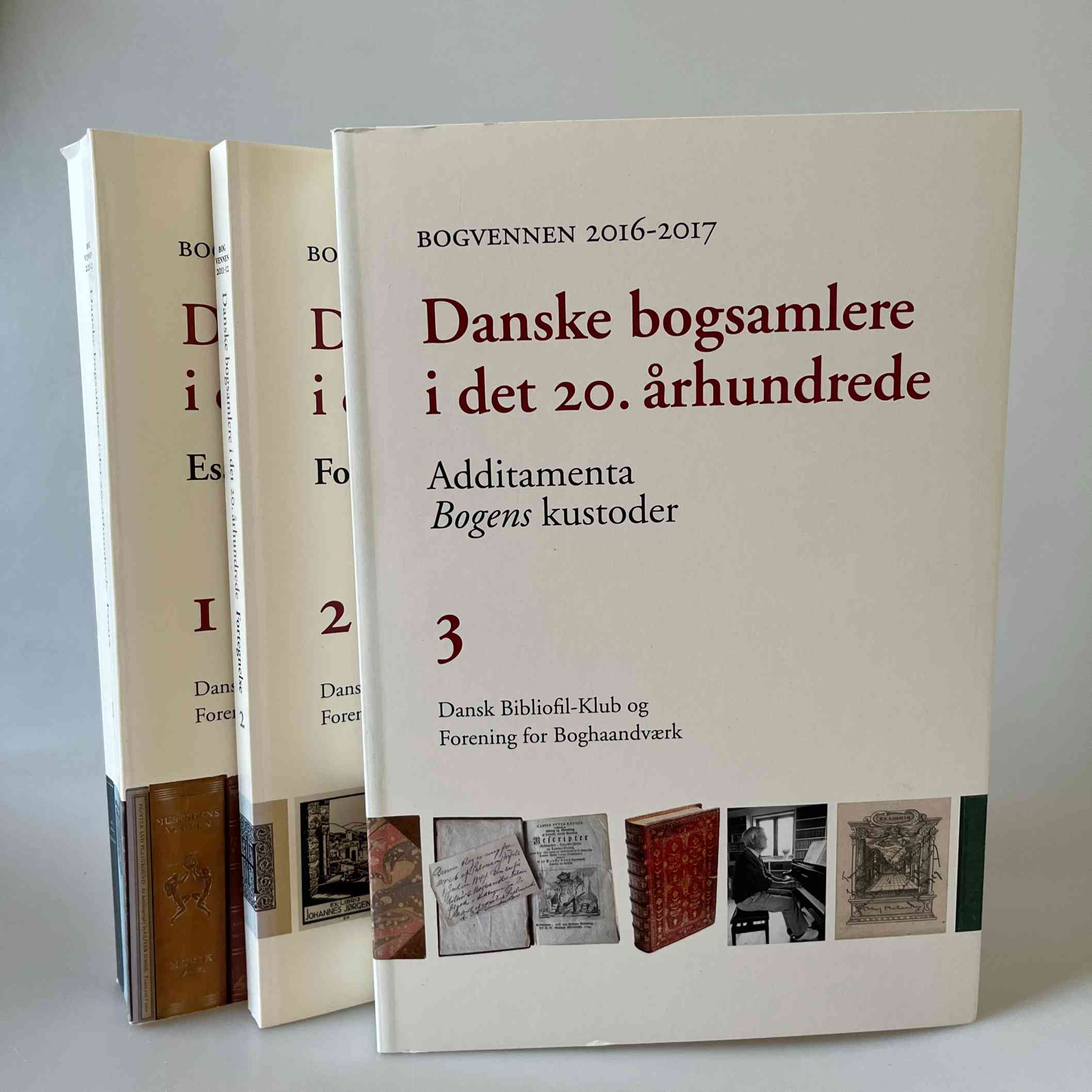 Danske bogsamlere i det 20. århundrede. Bind 1-3