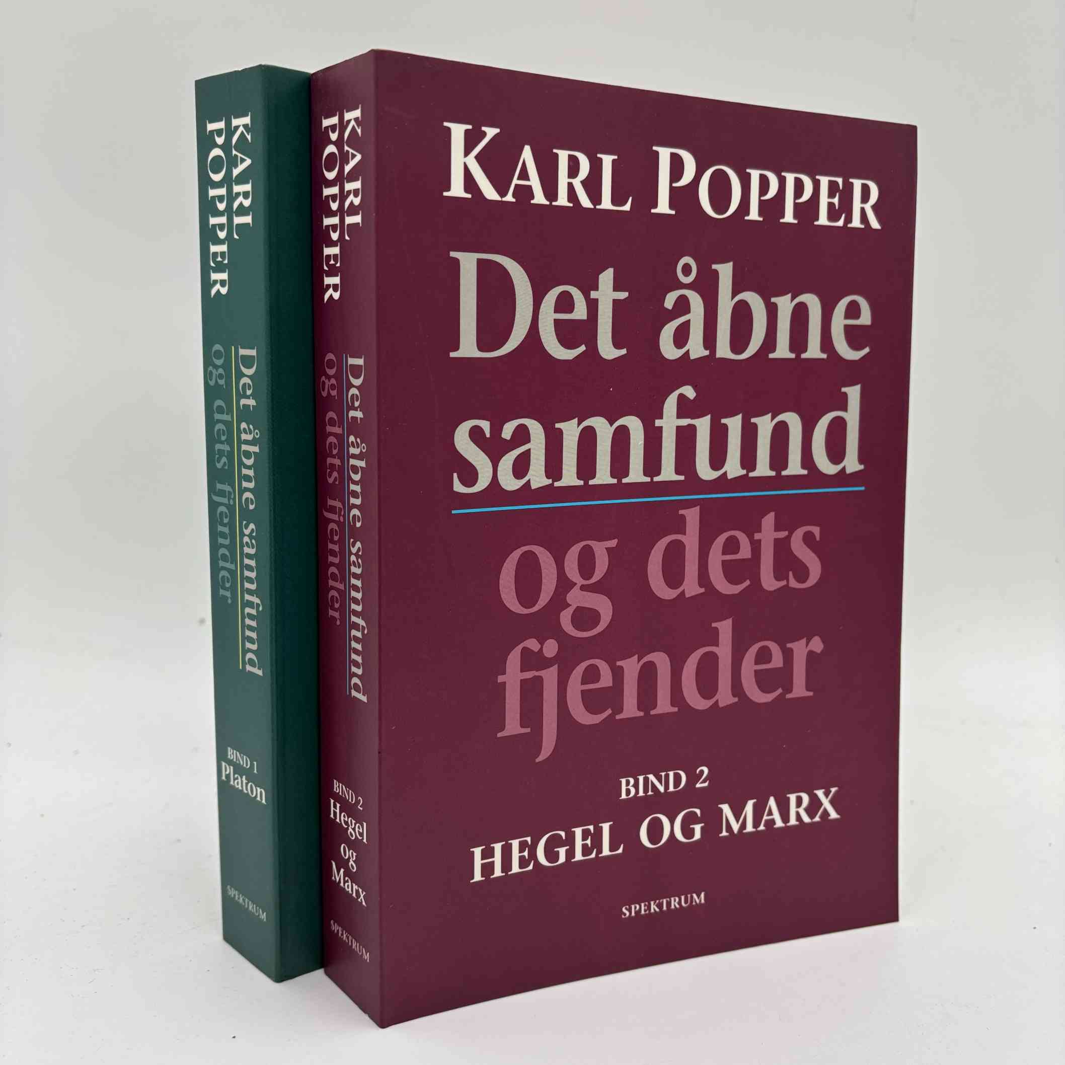Karl Popper: Det åbne samfund og dets fjender - bind 1-2