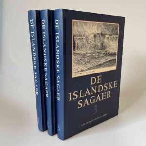 De islandske Sagaer - Bind 1-3 - tegninger af Johannes Larsen