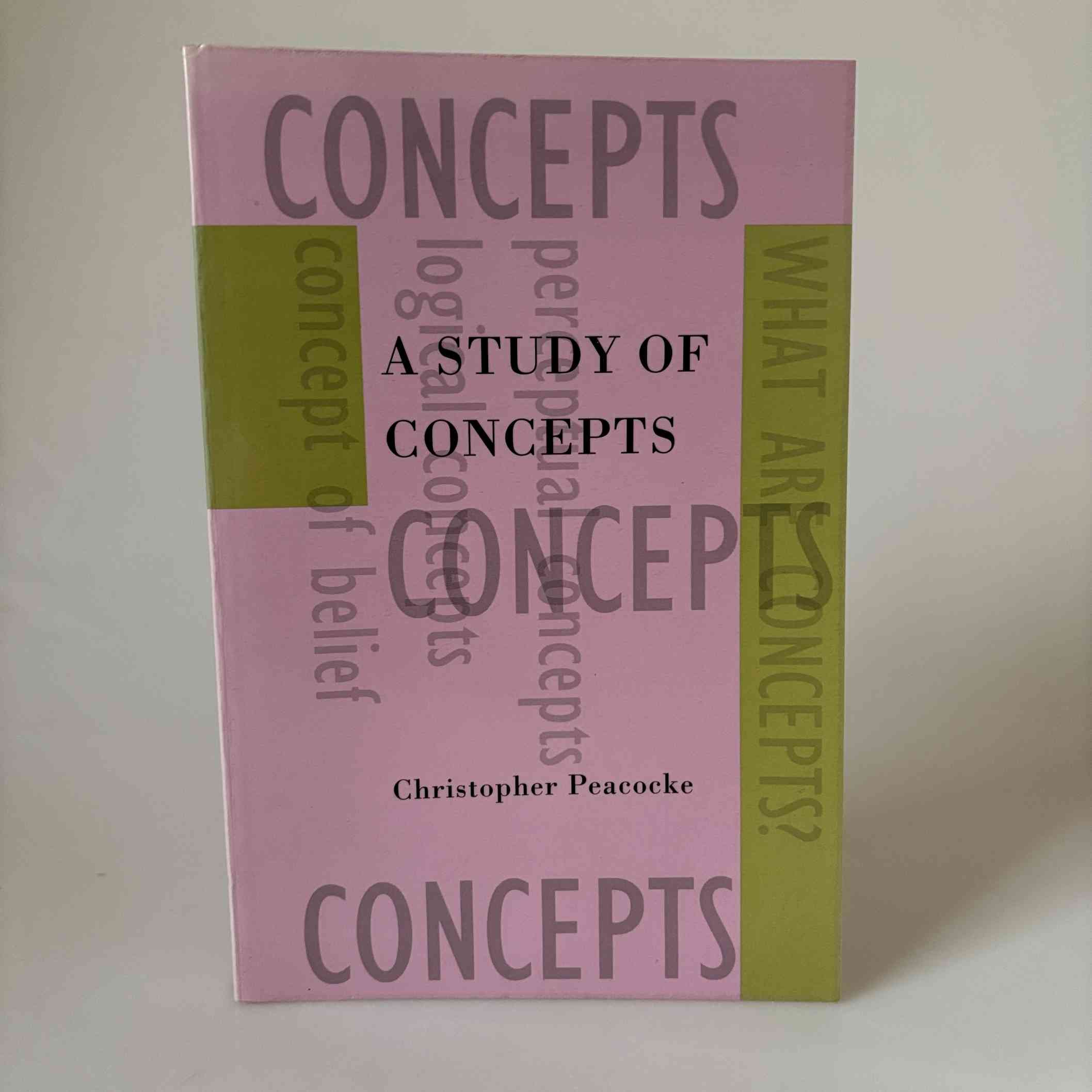 Christopher Peacocke: A Study of Concepts