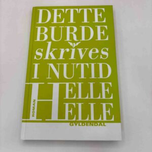 Helle Helle: Dette burde skrives i nutid - roman