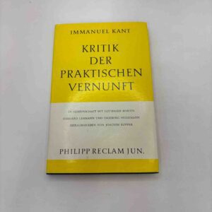 Immanuel Kant: Kritik der praktischen vernunft (tysk)
