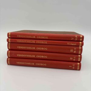 Arne Espegaard: Vendsysselsk Ordbog - bind 1-4 + suppl-bind. Ordbog over målet i de vendsysselske herreder samt Øster Hanherred
