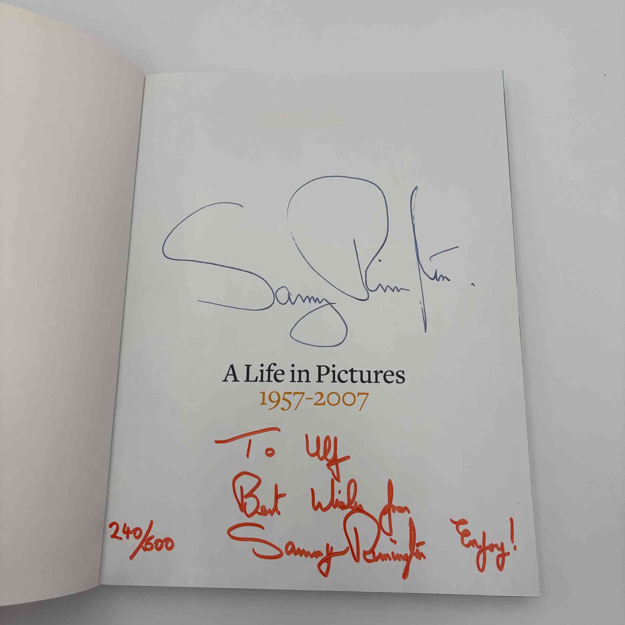Sammy Rimington: A life in Pictures - nummereret og signeret - Billede 2