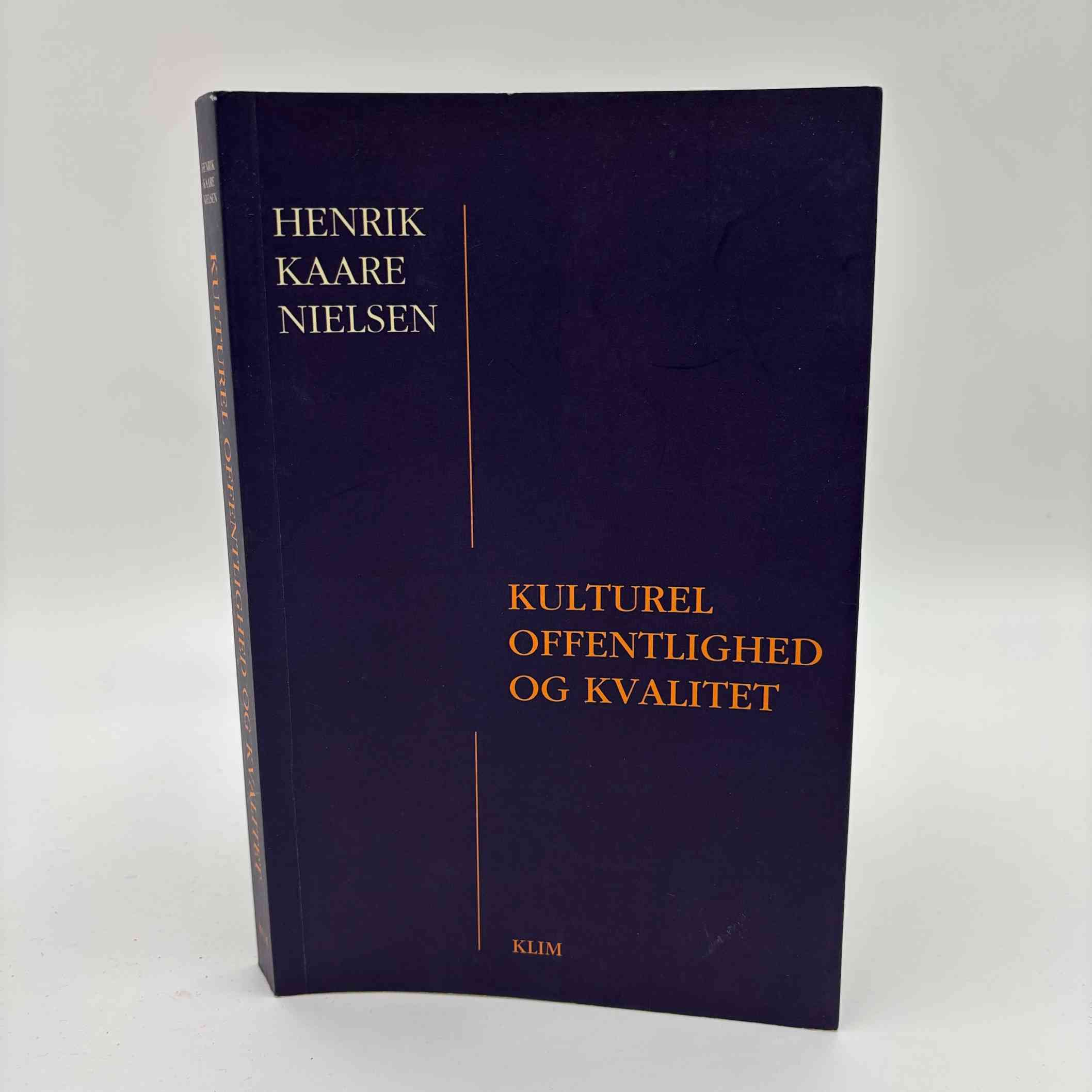Henrik Kaare Nielsen: Kulturel offentlighed og kvalitet