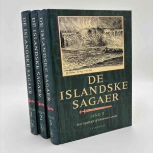De islandske Sagaer - Bind 1-3 - tegninger af Johannes Larsen