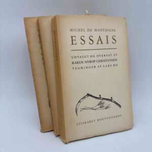 Michel de Montaigne: Essais - essays bind 1-3