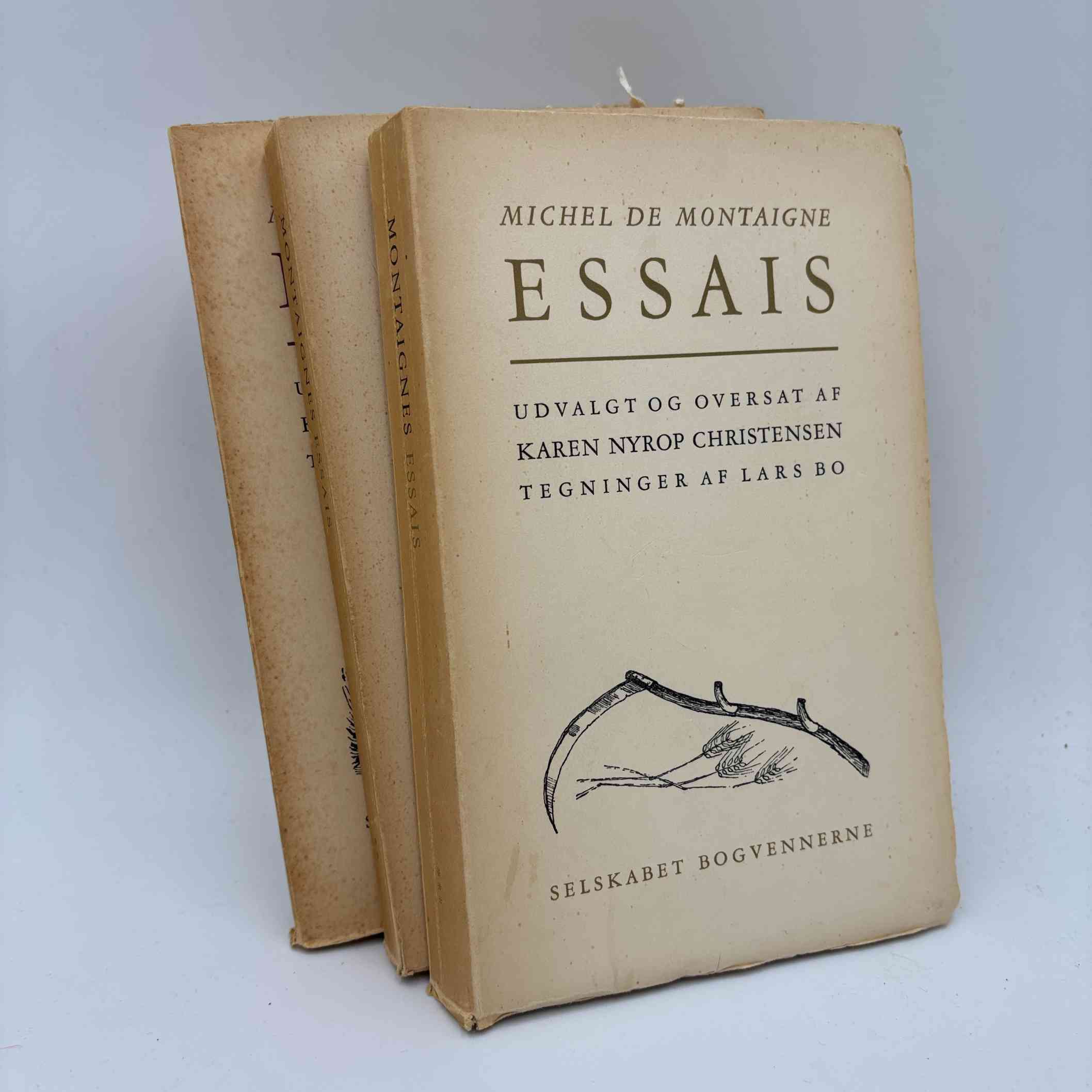 Michel de Montaigne: Essais - essays bind 1-3
