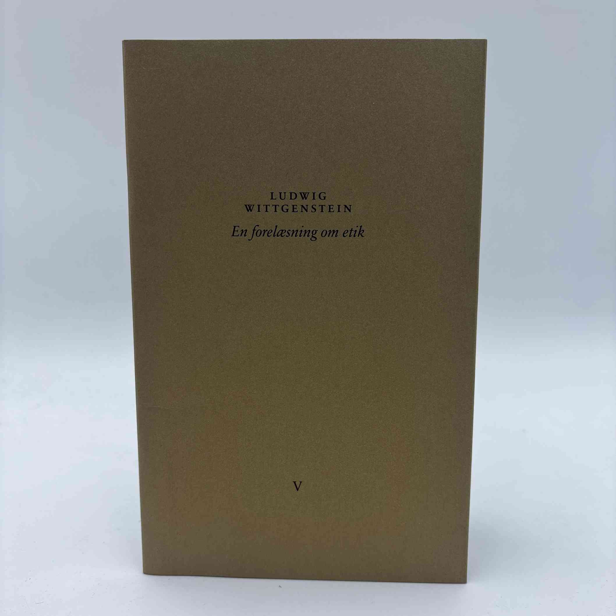 Ludwig Wittgenstein: En forelæsning om etik