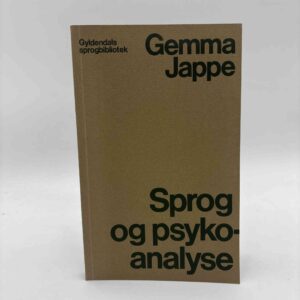 Gemma Jappe:  Sprog og psykoanalyse