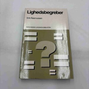 Erik Rasmussen: Lighedsbegreber