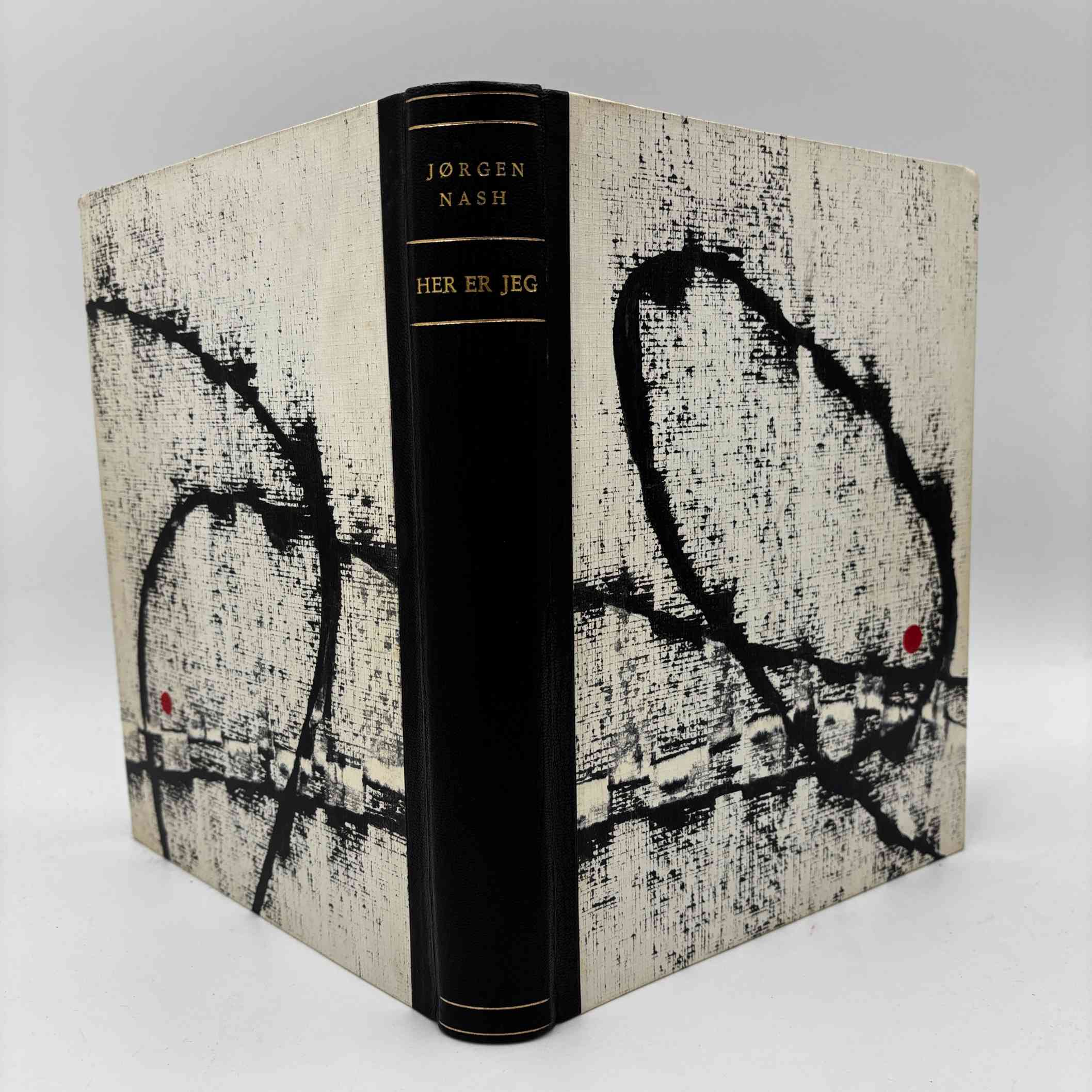Jørgen Nash: Her er jeg - Samlede digte 1942-75, Illustreret af digteren og Asger Jorn
