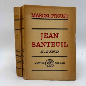 Marcel Proust: Jean Santeuil - bind 1-2 (fra rygerhjem)