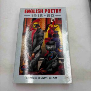 Kenneth Allott: English Poetry 1918-60