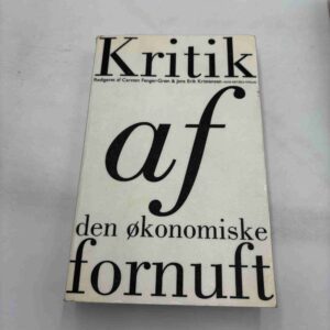 Carsten Fenger Grøn (red.): Kritik af den økonomiske fornuft