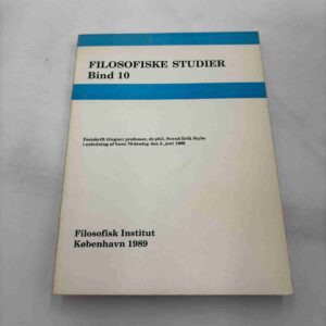 Filosofiske studier - bind 10 - festskrift