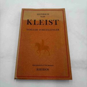 Heinrich von Kleist: Samlede fortællinger (fra rygerhjem)