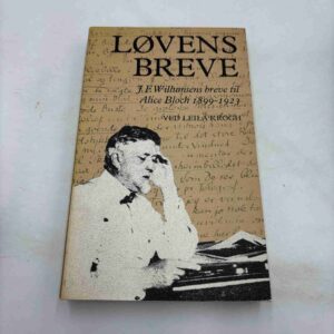 Leila Krogh: Løvens breve - med dedikation