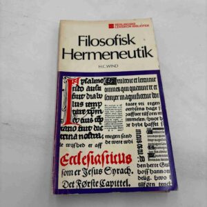 H.C. Wind: Filosofisk hermeneutik