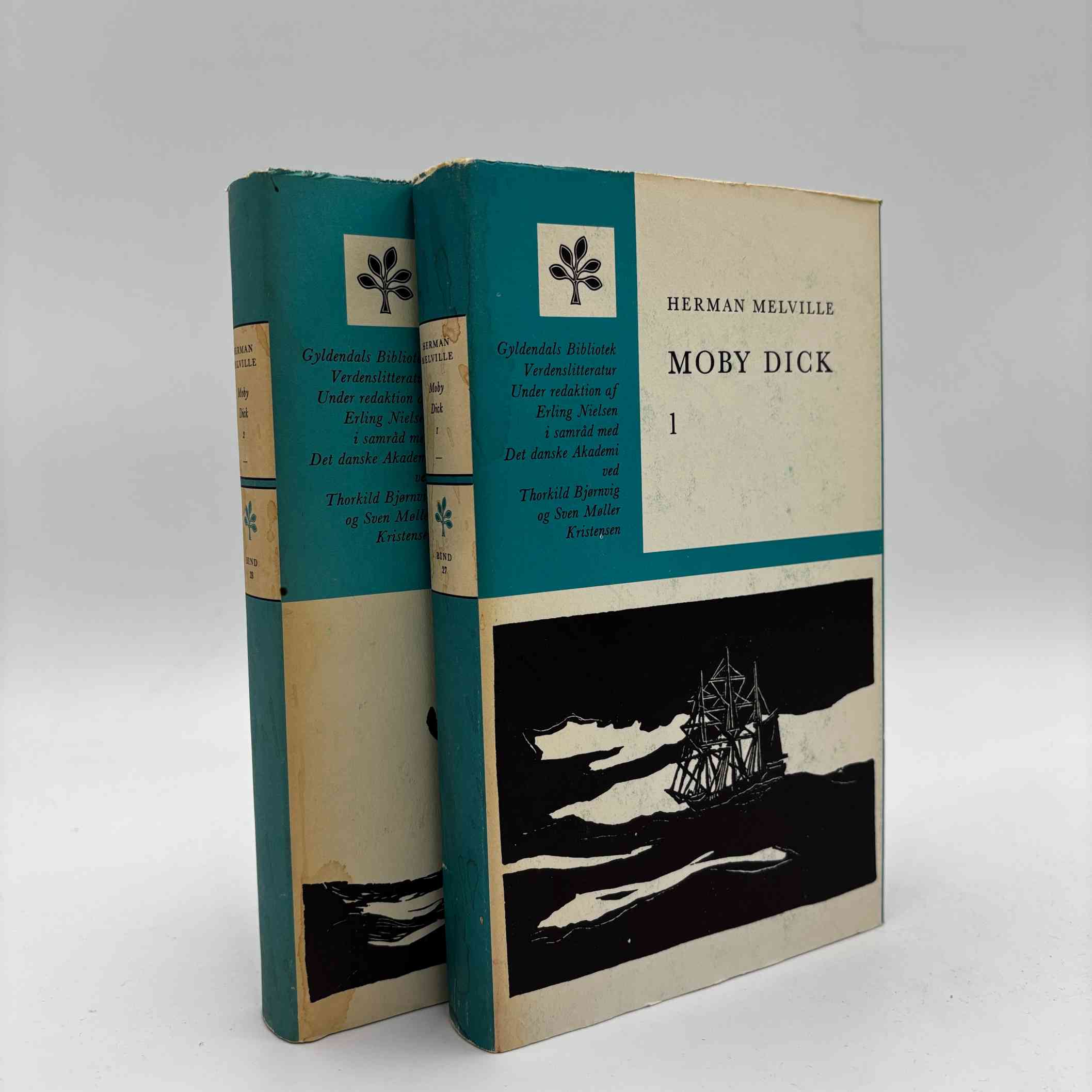 Herman Melville: Moby Dick - bind 1-2 (dansk)