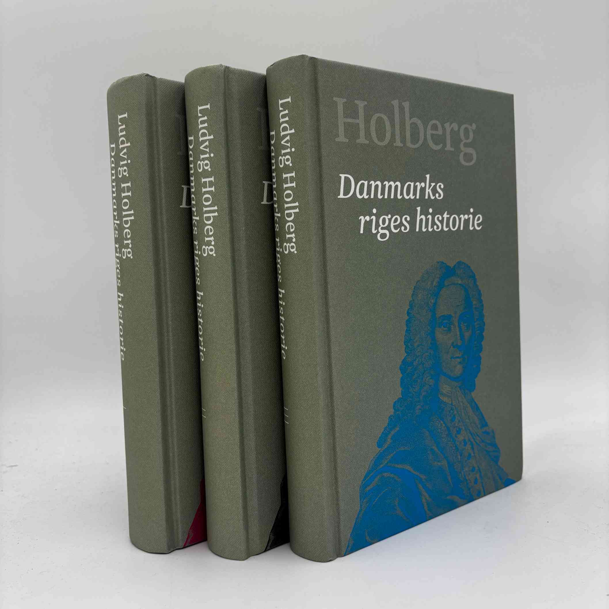 Ludvig Holberg: Danmarks riges historie - bind 1-3 (bind 8-10 i Holbergs hovedværker)